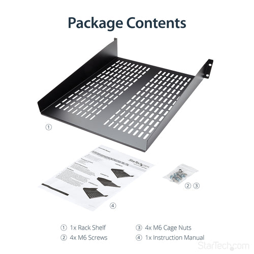 StarTech.com CABSHELF22V rack accessory