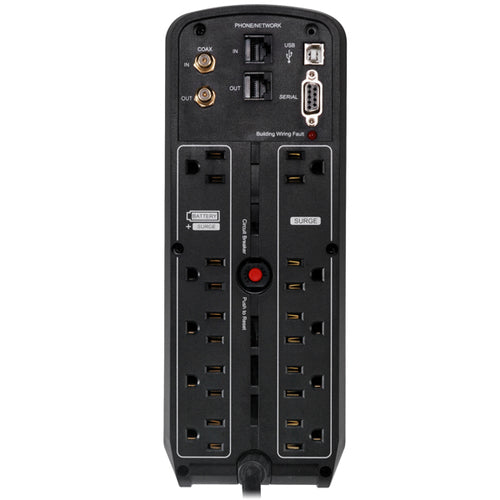 CyberPower CP1500PFCLCDTAA 1,5 kVA unterbrechungsfreie Stromversorgung USV – Stromversorgung für Zuhause und Büro