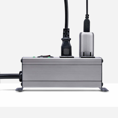 Industrial Power Strip 4-Outlet PDU 125V 15A Surge Protection Mountable