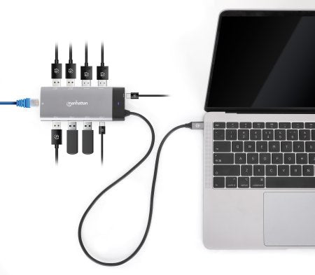 Manhattan 130714 laptop dock/port replicator