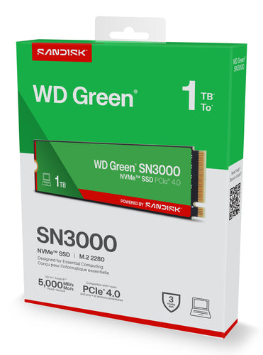 SanDisk Green WD SN3000 NVMe
