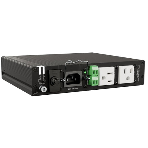 Power Distribution Unit 6 AC Outlets 120V 0U Black PDU