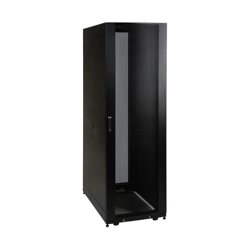 42U Rack Cabinet Tripp Lite SmartRack Shallow Depth Freestanding Enclosure Black
