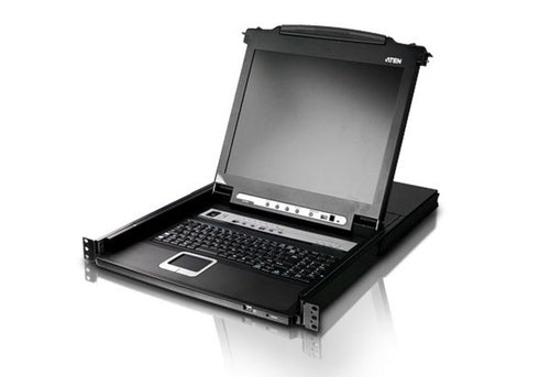 ATEN CL5708NUKIT KVM-Switch – 1280 x 1024, Rack-montierbar, Schwarz