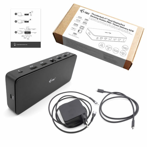 i-tec TB4DUALDPDOCKPDPROUK laptop dock/port replicator