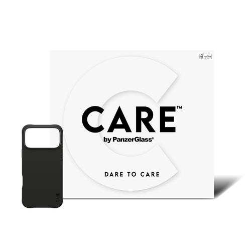 PanzerGlass CARE by ® Fashionable Case Samba Black w. MagSafe iPhone 17 Pro Max mobile phone case