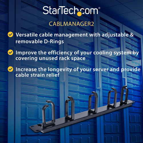 StarTech.com CABLMANAGER2 rack accessory