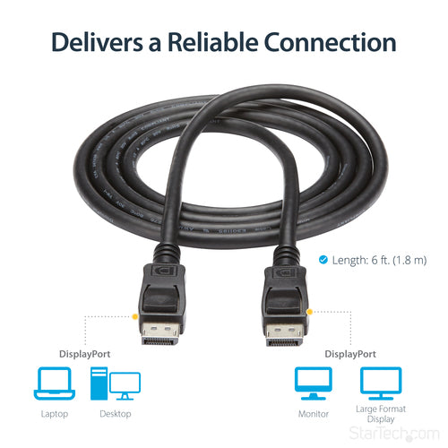 StarTech.com DISPLPORT6L DisplayPort cable