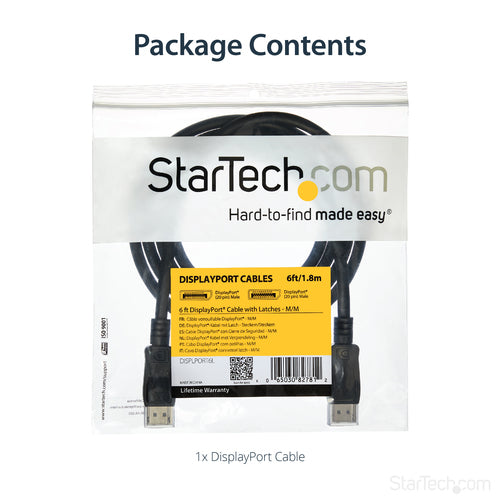 StarTech.com DISPLPORT6L DisplayPort cable