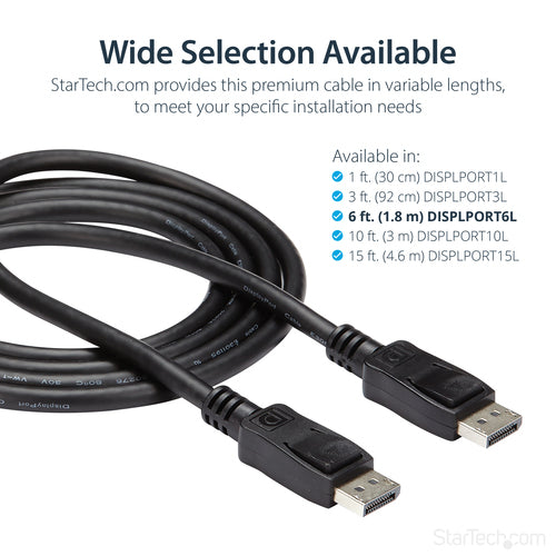 StarTech.com DISPLPORT6L DisplayPort cable