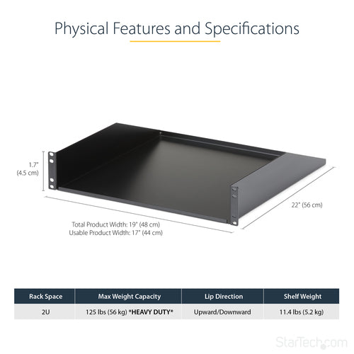 StarTech.com CABSHELFHD rack accessory