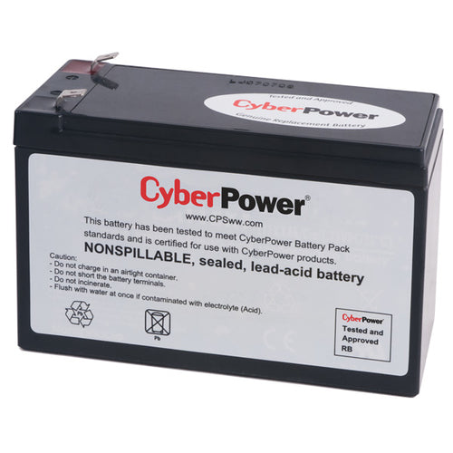 CyberPower RB1280 USV-Batterie – 12 V, Schwarz, Zuverlässige Notstromversorgung