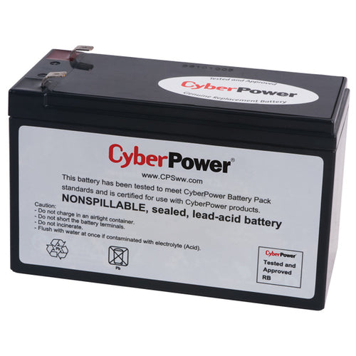 CyberPower RB1290 12V USV-Akku Schwarz 2,75kg für zuverlässige Stromversorgung