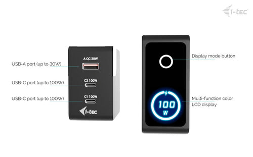i-tec CHARGER-INTG100WUK mobile device charger