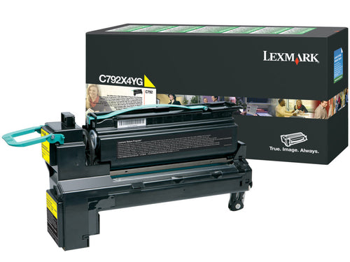 Toner Cartridge Lexmark C792 Yellow 20000 Page Yield