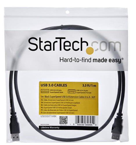 StarTech.com USB3SEXT1MBK USB cable