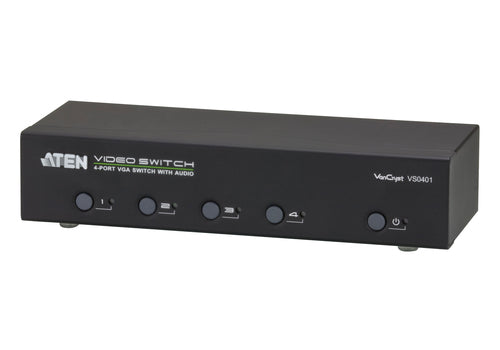 ATEN VS0401 VGA Video Switch – 65m, 300MHz, 1920x1440 Auflösung