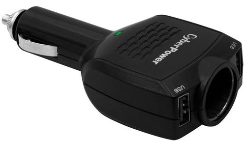 CyberPower CPTDC2U1DCRC1 Ladegerät für mobile Geräte - 5V - Schwarz - KFZ-Zigarettenanzünder-Ladegerät