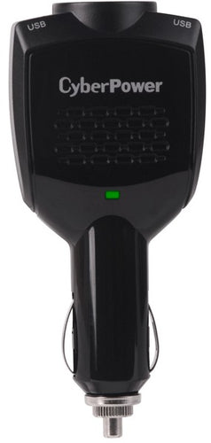 CyberPower CPTDC2U1DCRC1 Ladegerät für mobile Geräte - 5V - Schwarz - KFZ-Zigarettenanzünder-Ladegerät