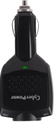 CyberPower CPTDC2U1DCRC1 Ladegerät für mobile Geräte - 5V - Schwarz - KFZ-Zigarettenanzünder-Ladegerät
