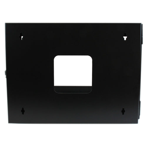 StarTech 6U aufklappbares Open Frame Wandmontage-Rack – Schwarz, 55,9 cm Tiefe – Server-Rack für Zuhause und Unternehmen