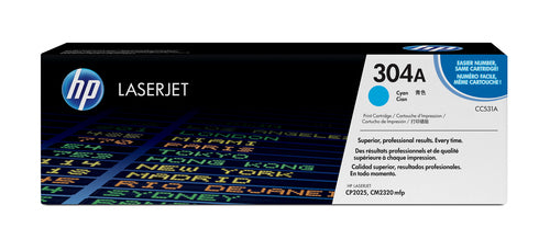 HP 304A Cyan Original LaserJet toner cartridge