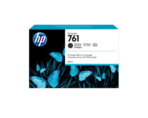 HP 761 400 ml Dunkelgraue Tintenpatrone für DesignJet Drucker - Thermischer Tintenstrahl