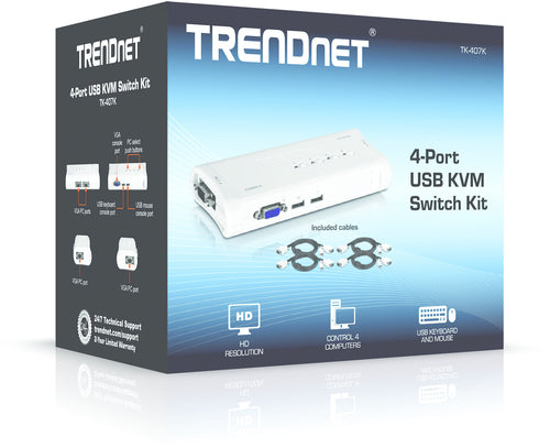 Trendnet TK-407K KVM switch