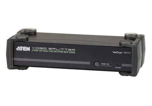 ATEN VS174 DVI-Videosplitter - 4x DVI-D, 2560x1600, Schwarz