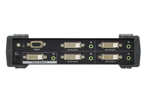 ATEN VS174 DVI-Videosplitter - 4x DVI-D, 2560x1600, Schwarz