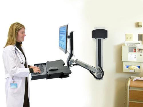 Ergotron StyleView Sit-Stand Combo System with Worksurface