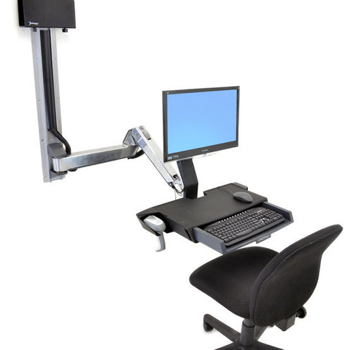 Ergotron StyleView Sit-Stand Combo System with Worksurface