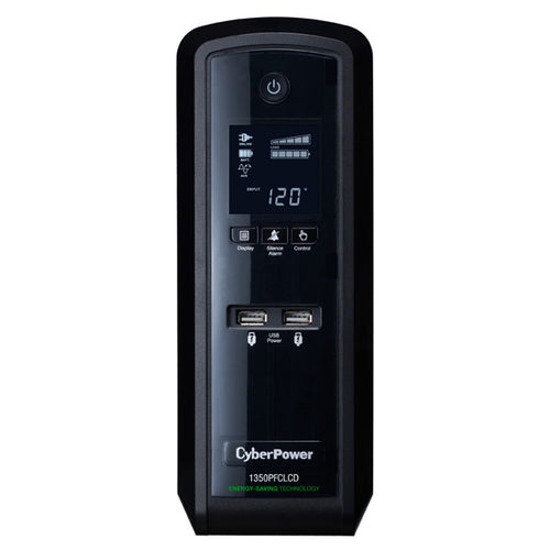 CyberPower CP1350PFCLCD 1350VA Line-Interactive USV - Stromversorgung für Elektronik