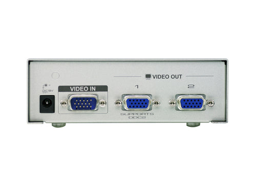 VGA Video Splitter ATEN VS92A 2x VGA HDB-15 1920x1440 Silver
