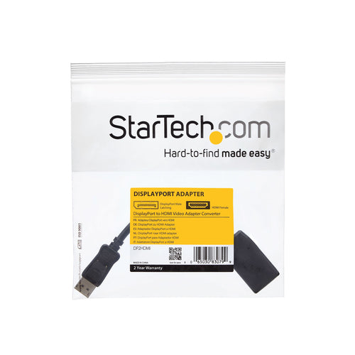 StarTech.com DP2HDMI video cable adapter