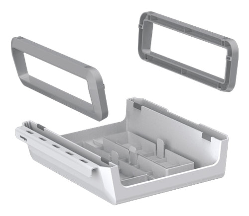 Fellowes Breyta Monitorständer - Verstellbares weißes Design, freistehend, 15 kg Tragkraft