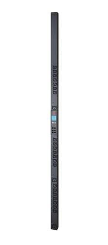 APC Rack-PDU 2G Metered, Stromverteilungseinheit, 24 AC-Ausgänge, LCD, Schwarz