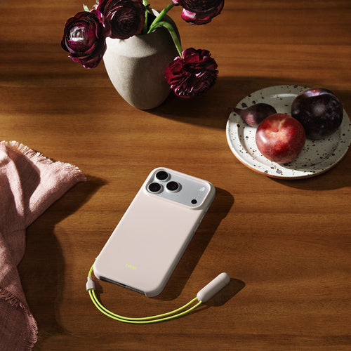 iPhone 17 Pro Max Kickstand Case with MagSafe Camera Control - Lime Stone