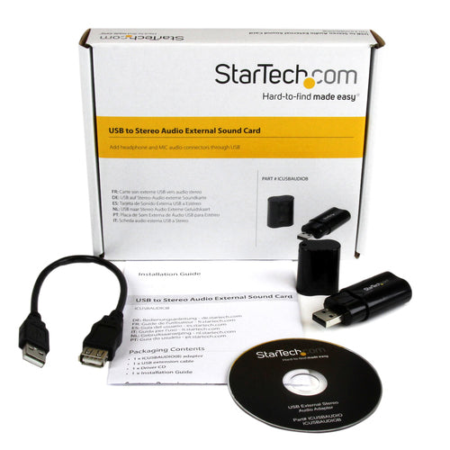 StarTech.com ICUSBAUDIOB audio card