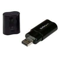 StarTech.com ICUSBAUDIOB USB Stereo Audio Adapter - External Sound Card for Desktop & Laptop