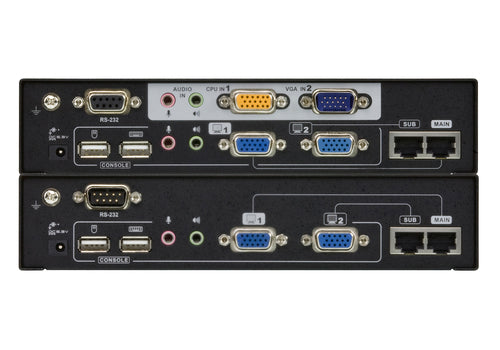 ATEN CE775 AV Extender - 1920 x 1200 Auflösung - 300m Reichweite - Schwarz