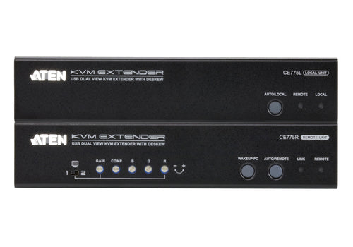 ATEN CE775 AV Extender - 1920 x 1200 Auflösung - 300m Reichweite - Schwarz