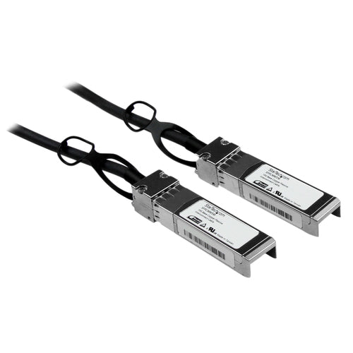 StarTech.com SFPCMM1M 1m 10G Copper DAC Cable - SFP+ to SFP+ - High-Speed Network Connectivity