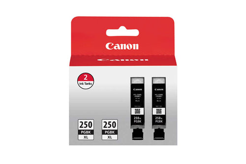 Canon PGI-250PGBK XL Schwarz Pigmenttintenpatrone Multipack 2 Stück