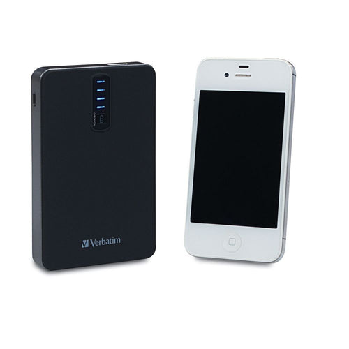 Verbatim Dual USB Portable Power Pack – 5200 mAh – Schwarz – Powerbank