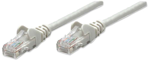 Cat6 Netzwerkkabel 3m - Intellinet Grau U/UTP RJ45 Snagless