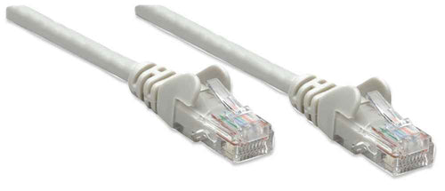Cat6 Netzwerkkabel 5m Intellinet Grau U/UTP RJ45 Vergoldet