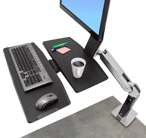 Ergotron WorkFit -A, Single LD @ Worksurface+