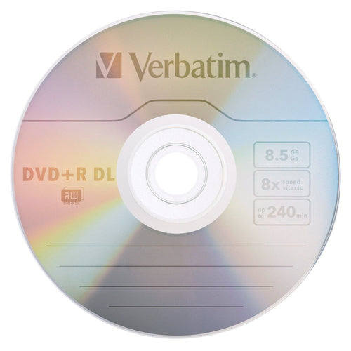 Verbatim DVD+R DL 8.5GB 8X 50 pk