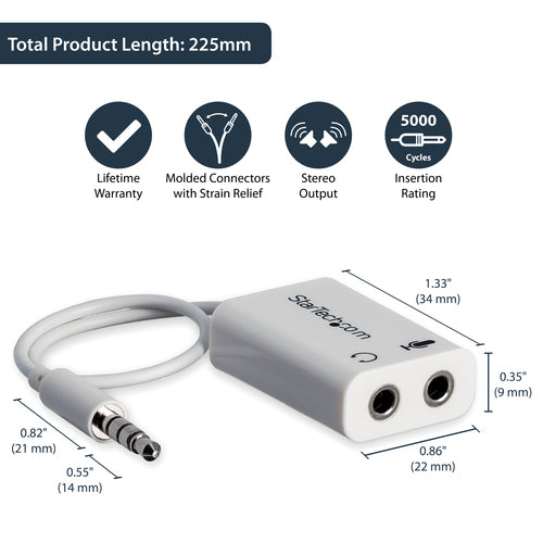 StarTech.com MUYHSMFFADW audio splitter
